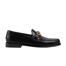Кроссовки Gucci Cara Logo Snaffle Loafer Black, черный 699644 17x00 1000 | black