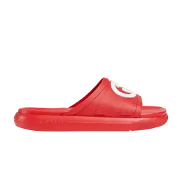 Кроссовки Gucci Slide Interlocking G - Maple Red, красный 780296 j8700 6508 | interlocking g - maple red