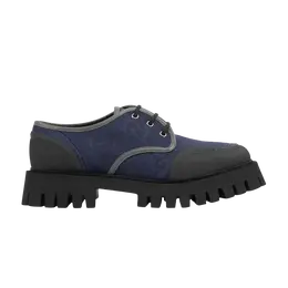 Кроссовки Gucci GG Lace Up Navy, синий 699552 ukof0 4549 | navy