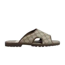 Кроссовки Gucci GG Supreme Slide Beige, коричневый 624879 96g60 9762 | beige