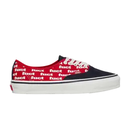 Кроссовки Vans FUCT x Slam Jam x Authentic Reissue 44 LX Red Marshmallow, красный vn0007qzbjj