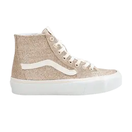 Кроссовки Vans Sk8-Hi Tapered Glitter Macadamia, золотой vn0a4u16b7a