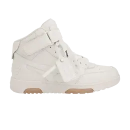 Кроссовки Off-White Out Of Office Mid White Beige Sole, белый omia259c99lea001 0101