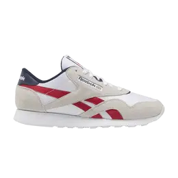 Кроссовки Reebok Classic Nylon Flash Red Vector Navy, белый 100009274