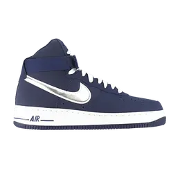 Кроссовки Nike Air Force 1 High 07Midnight Navy, синий 315121 405 | 07midnight navy