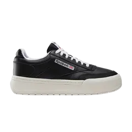 Кроссовки Reebok Club C Megacourt Black Chalk White, черный 100201239