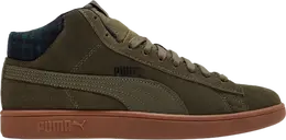 Кроссовки Puma Smash v2 Mid WTR Plaid - Pebble, кремовый 385174 02 | cream