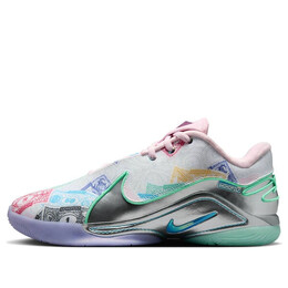 Кроссовки x monopoly lebron 22 ep 'baltic blue vapor green pink foam' Nike, белый fz1097-100 | white/baltic blue/vapor green/pink foam/metallic silver
