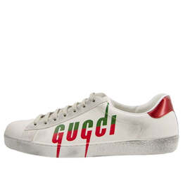 Кроссовки ace ' blade - distressed white' Gucci, белый 576137-a38v0-9090 | white