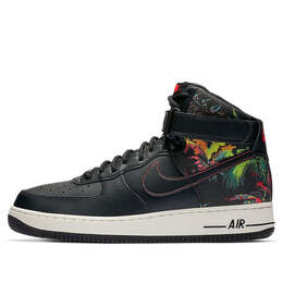 Кроссовки air force 1 '07 high 'black floral' Nike, черный ci2304-001 | black