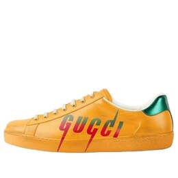 Кроссовки ace ' blade - distressed yellow' Gucci, желтый 576137-a38v0-7670 | yellow