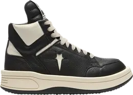 Кроссовки Converse x Rick Owens TURBOWPN Mid Black Cloud Cream, черный dc02bx945 ca03r0 921 | black
