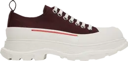 Кроссовки Alexander McQueen Tread Slick Lace Up Choco, красный 705660 w4v31 2090 | red