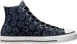 Кеды Converse Chuck Taylor All Star Pro High Obsidian Dice, синий a03222c | blue