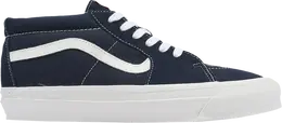Кроссовки Vans OG Sk8-Mid LX Navy White, синий vn0a4bvcnav | blue