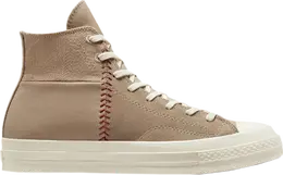 Кроссовки Converse Chuck 70 Crafted Mixed Material High Nomad Khaki, загар 172667c | tan