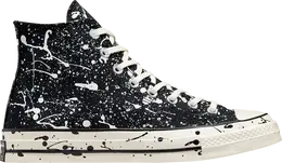 Кроссовки Converse Chuck 70 High Archive Paint Splatter - Black, черный a01171c | black