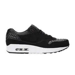 Кроссовки Nike Air Max 1 Woven 'Black Dark Grey', черный 725232 001 | black