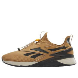 Кроссовки nano x3 froning 'court black' Reebok, коричневый 100033065 | brown/black