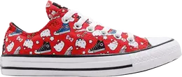 Кроссовки Converse Hello Kitty x Chuck Taylor All Star Low Red, красный 163913c | red