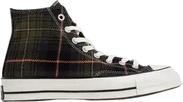 Кроссовки Converse Chuck Taylor All Star 70 Hi Plaid Pack, зеленый 162404c | green