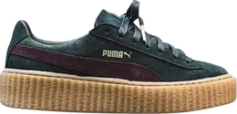 Кроссовки Puma Fenty x Suede Creeper Bordeaux, зеленый 363276 07 | green
