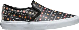 Кеды Vans Nintendo x Classic Slip-On Zelda, черный vn0004mpjrd | black