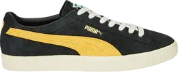 Кроссовки Puma Suede Vintage Hairy Suede - Black Mustard Seed, черный 385698 06 | black