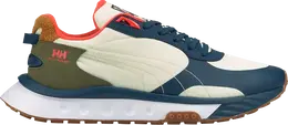 Кроссовки Puma Helly Hansen x Wild Rider Intense Blue White Asparagus, синий 382337 01 | blue