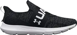 Кроссовки Under Armour Surge 3 Slip Black White, черный 3026506 001 | black