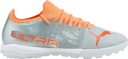 Кроссовки Puma Ultra 3.4 TT Diamond Silver Neon Citrus, серебряный 106730 01 | silver