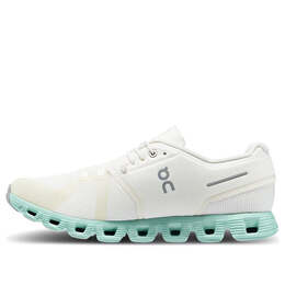 Кроссовки cloud 5 'undyed white creek' On Running, белый 59.98369 | white/green