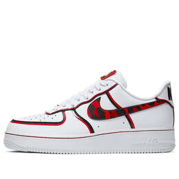 Кроссовки air force 1 low '07 'rodman' Nike, красный ck6686-100 | red/white/black