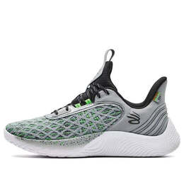 Кроссовки curry flow 9 'sesame street oscar' Under Armour, серый 3024248-102 | gray / green / black