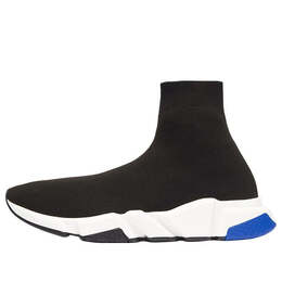 Кроссовки speed knit trainer 'black blue' Balenciaga, черный 587286w17031071 | black white blue