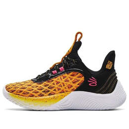 Кроссовки curry flow 9 'sesame street beyond the stripe' Under Armour, черный 3024248-003 | black / yellow nectar / gala