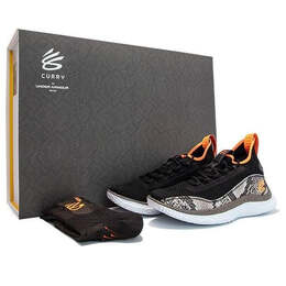 Кроссовки curry 8 strike&flow Under Armour, черный 3024429-005(s-box) | black/brown