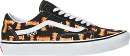Кеды Vans Thrasher x Skate Old Skool Allover Thrasher Logo, черный vn0005w0bml | black