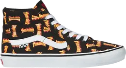 Кеды Vans Thrasher x Skate Sk8-Hi Allover Thrasher Logo, черный vn0a5fccbml | black