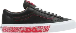 Кеды Vans OG Style 36 LX Bandana - Black Racing Red, черный vn0a5fc3izq | black