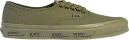 Кеды Vans WTAPS x OG Authentic LX Olive Drab, зеленый vn0a4bv9cx6 | green