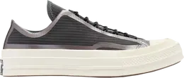 Кроссовки Converse Chuck 70 Low Metallic Tape Seam - Storm Wind, черный 170768c | black