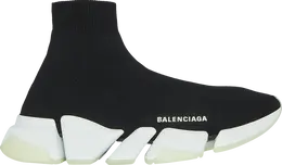 Кроссовки Balenciaga Speed 2.0 Sneaker Black Glow In The Dark, черный 654020 w2db8 1098 | black