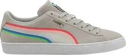 Кроссовки Puma Suede Triplex Tech Grey Violet, кремовый 381937 02 | cream