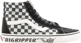 Кеды Vans SE Bikes x Sk8-Hi Reissue Big Ripper - Black Reflective Checkerboard, черный vn0a4bv8a0e | black