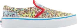 Кеды Vans Wheres Waldo? x Classic Slip-On Find Steve, разноцветный vn0a4but3wo1 | multi-color