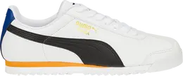 Кроссовки Puma Roma Basic Plus White Black Orange Brick, белый 369571 42 | white