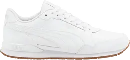 Кроссовки Puma ST Runner v3 Leather White Gum, белый 384855 05 | white