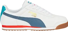 Кроссовки Puma Roma Basic Plus White Evening Sky, белый 369571 40 | white