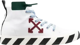 Кроссовки Off-White Vulc Sneaker Mid White Burgundy, белый omia119f22fab001 0125 | white